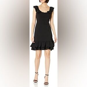 Nanette Lepore Double Flounce Sheath Dress